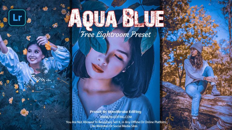 Aqua Blue Lightroom Preset Free Download