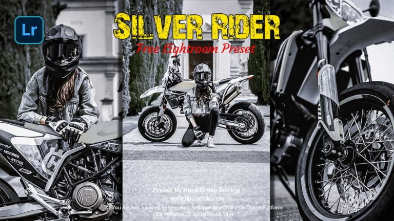 Silver Rider Lightroom Preset Free Download