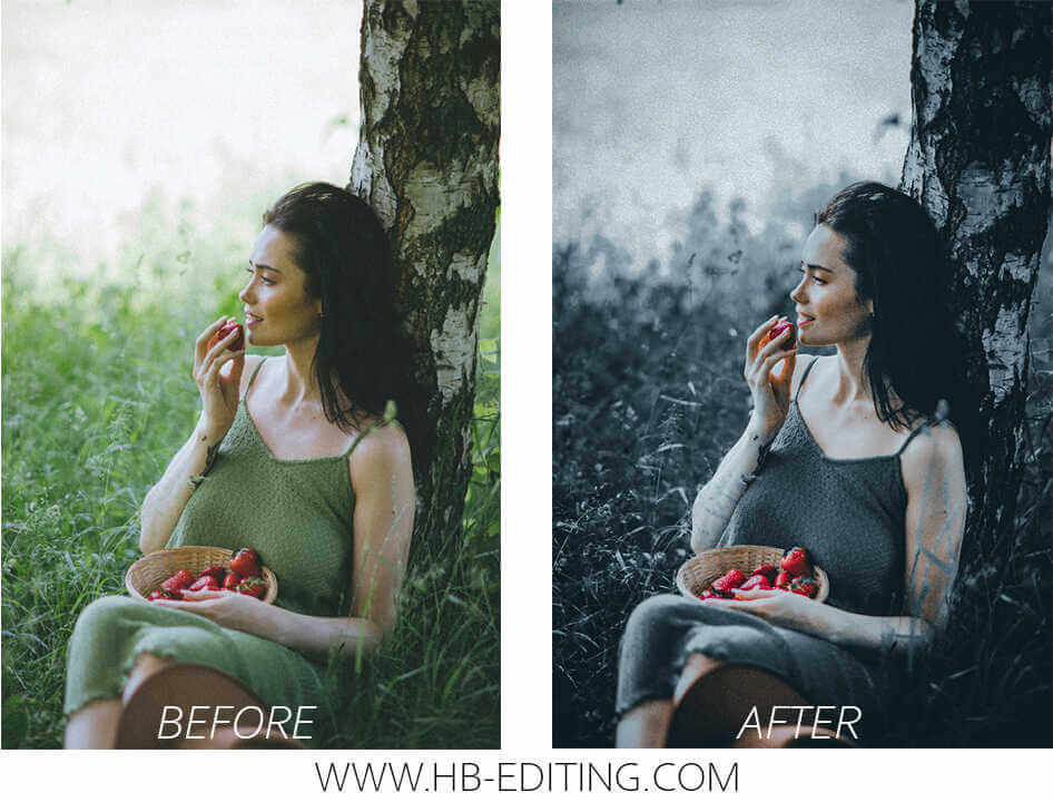 Blue Black Moody Lightroom Preset Free