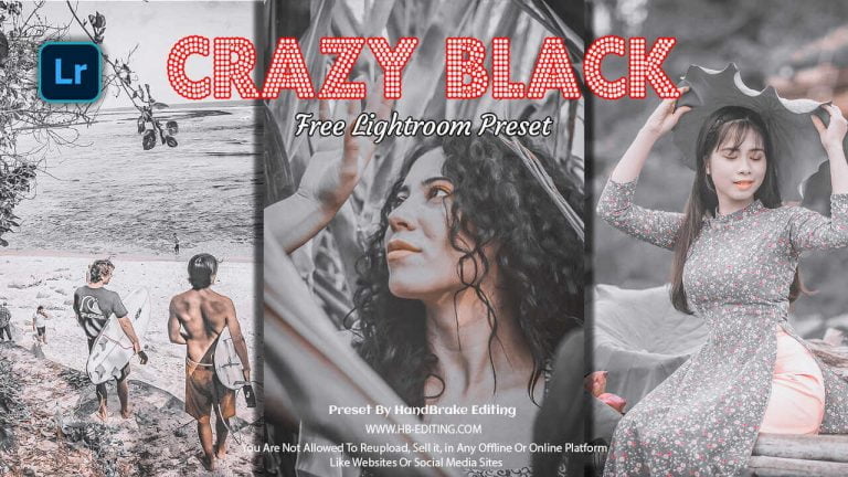Crazy Black Lightroom Preset Free Download