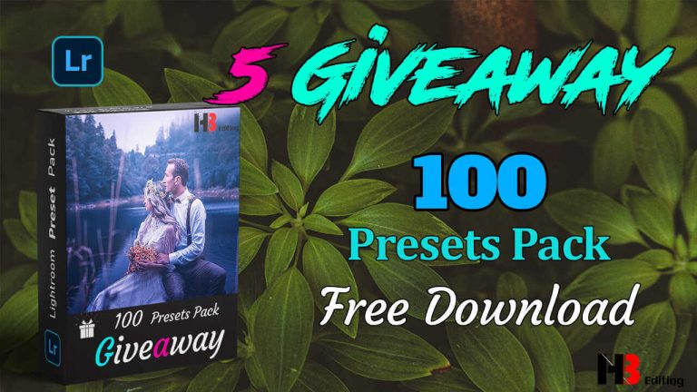 Best 100 Lightroom Presets 5 Giveaway Free Preset Pack Download