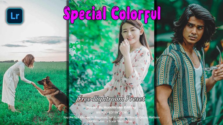 Special Colorful Lightroom Preset Free Download