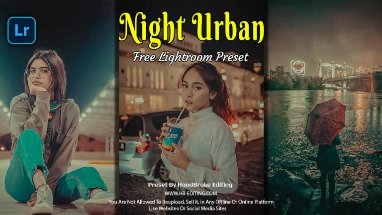 Night Urban Lightroom Preset Free Download